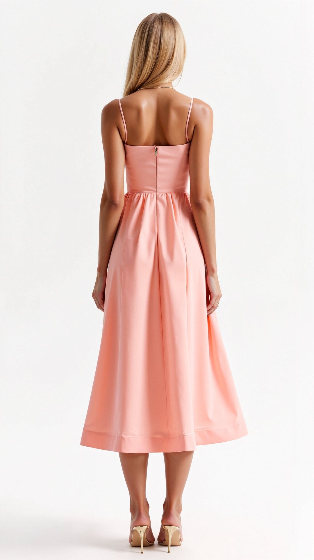 Tamara | Women's Flowing Midi Dress-Metro Lane Plaza