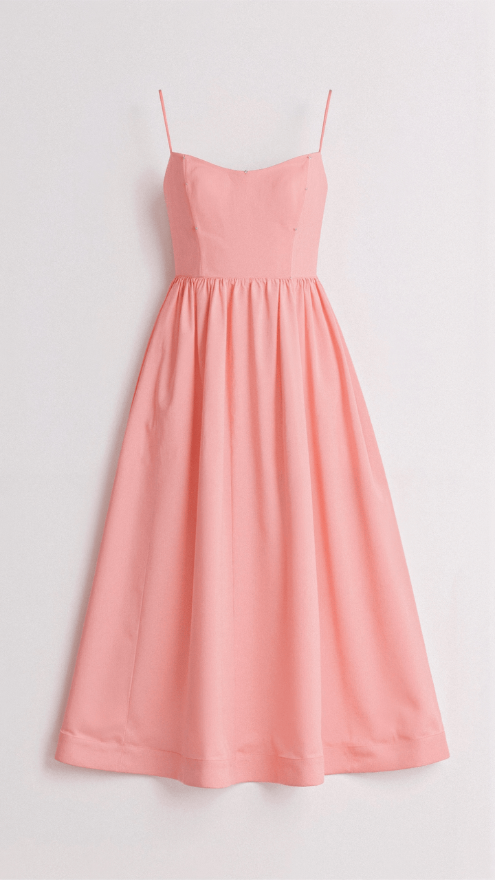 Tamara | Women's Flowing Midi Dress-Metro Lane Plaza