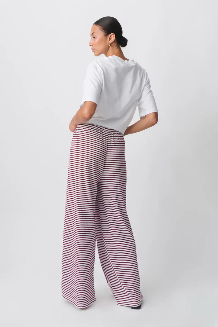 Myrtle | Women's Striped Trousers-Metro Lane Plaza