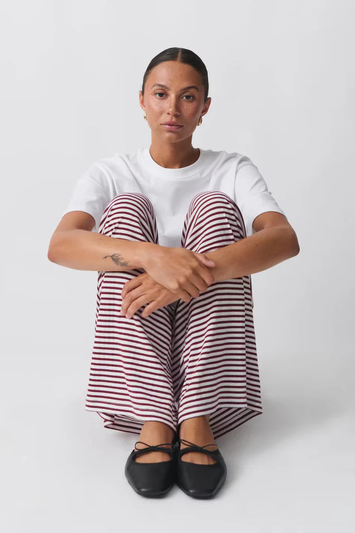 Myrtle | Women's Striped Trousers-Metro Lane Plaza