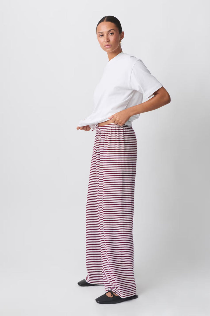 Myrtle | Women's Striped Trousers-Metro Lane Plaza
