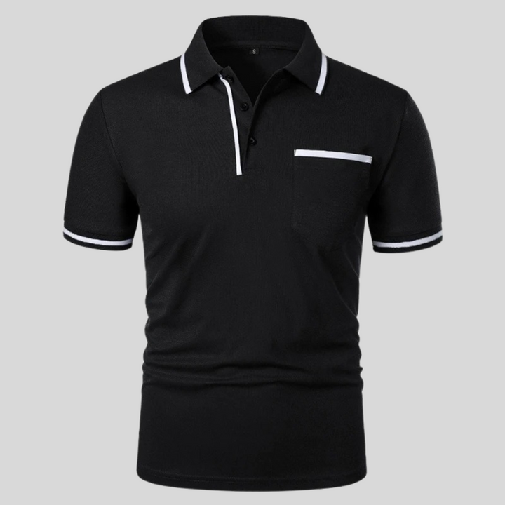 Neil | Men's Short Sleeve Polo Shirt with Pocket