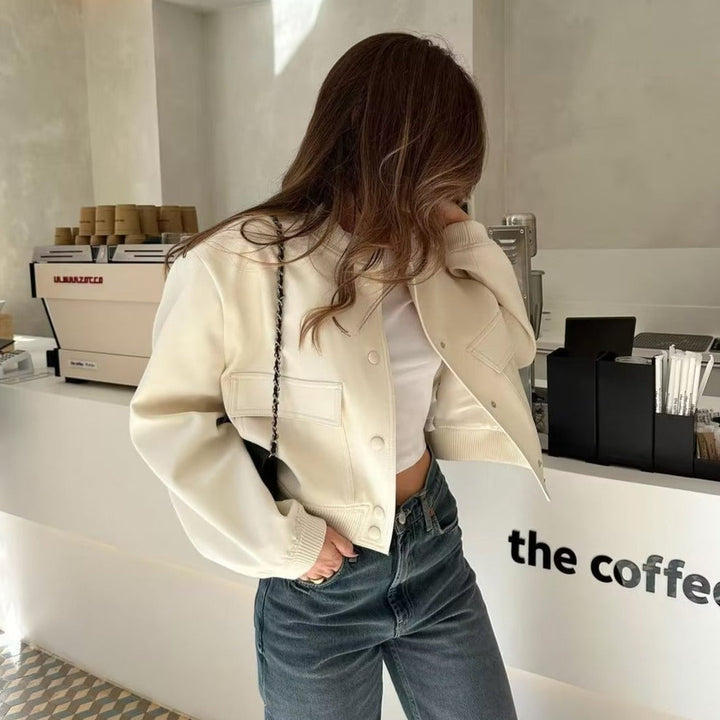 Nyssa | Women's luxurious velvet bomber jacket with elegant style-Metro Lane Plaza