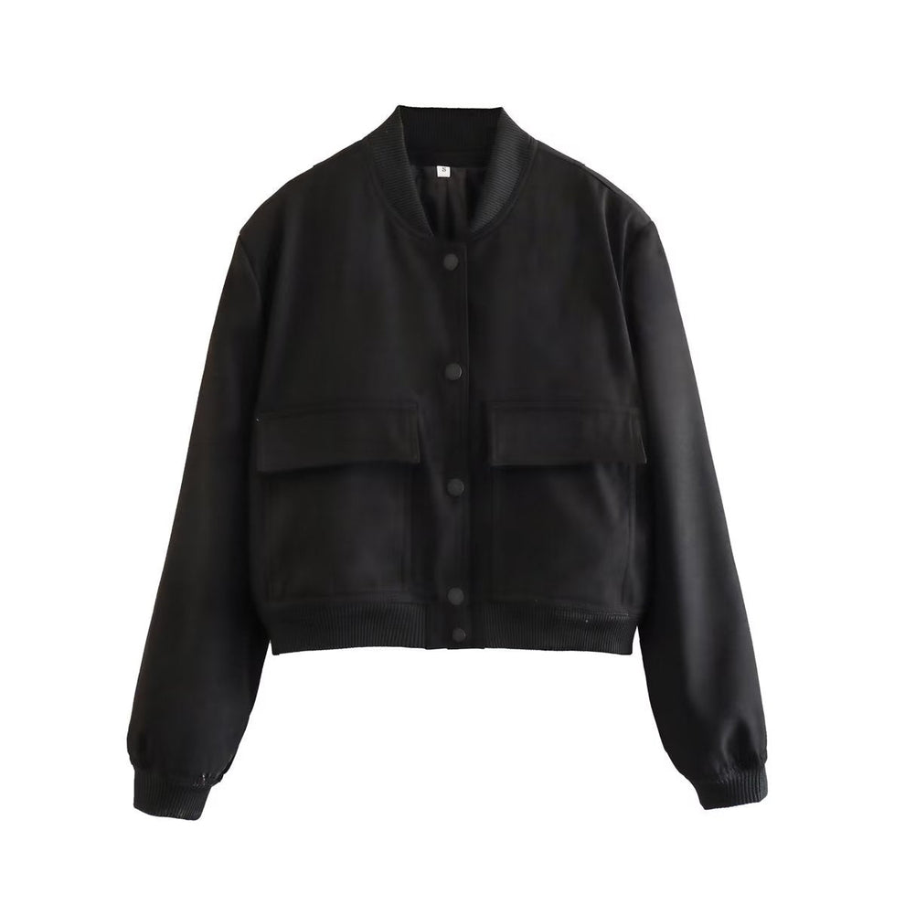 Nyssa | Women's luxurious velvet bomber jacket with elegant style-Metro Lane Plaza