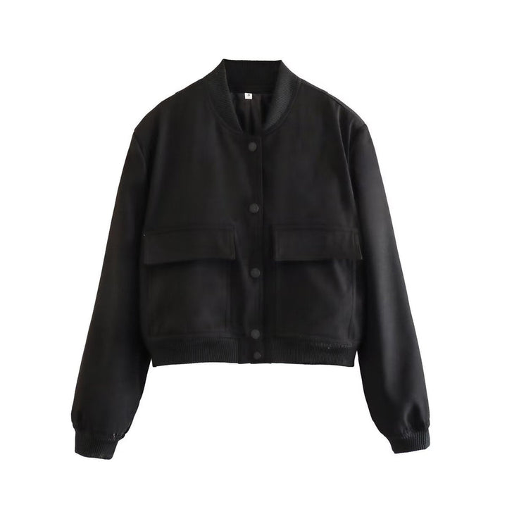 Nyssa | Women's luxurious velvet bomber jacket with elegant style-Metro Lane Plaza