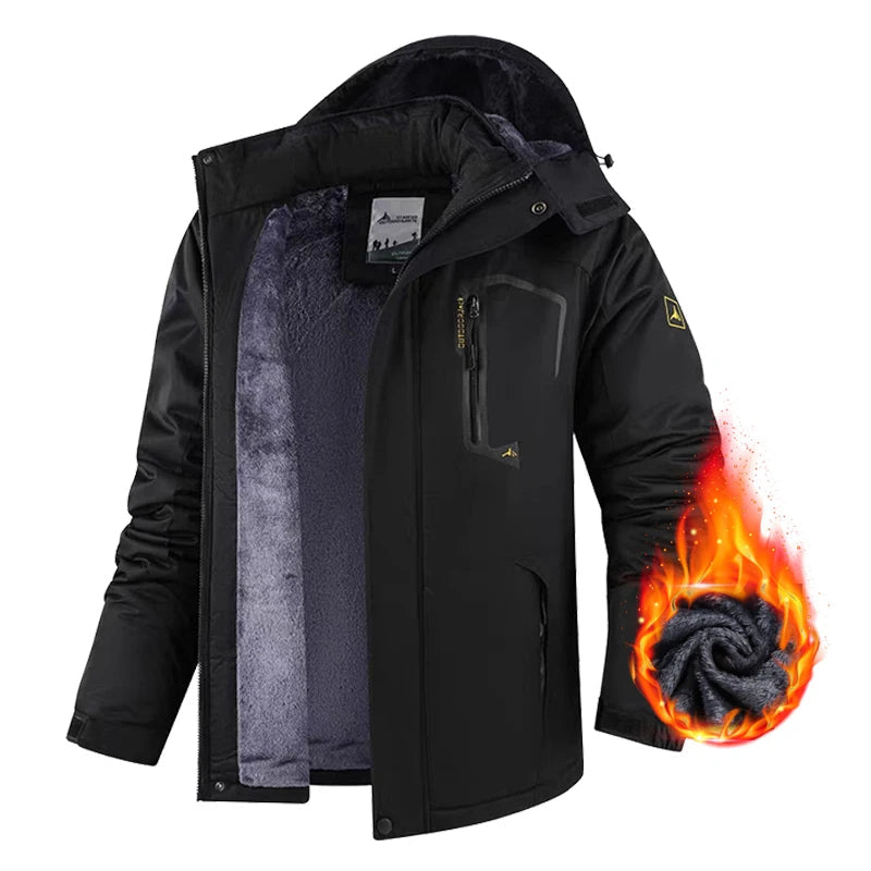 Nolan | Men's Comfortable Warm Winter Jacket-Metro Lane Plaza
