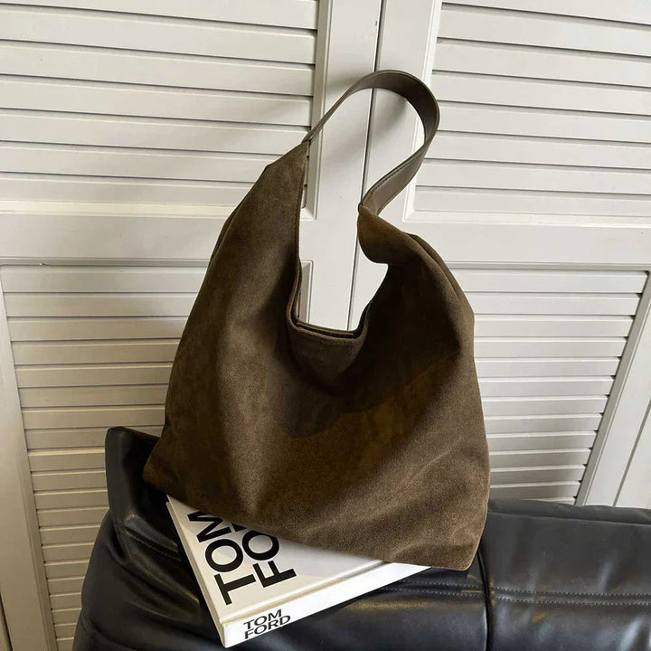Ophelia | Women's Suede Handbag-Metro Lane Plaza