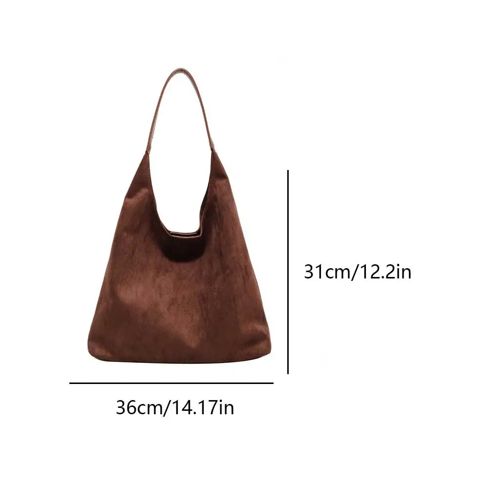 Ophelia | Women's Suede Handbag-Metro Lane Plaza