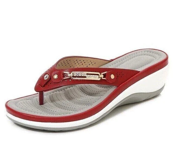 Sophia | Women's Stylish Orthopedic Flip-Flops for Ultimate Comfort-Metro Lane Plaza