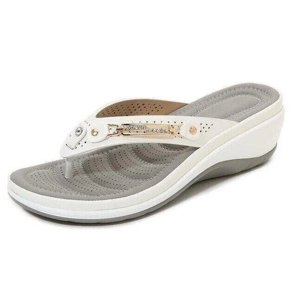 Sophia | Women's Stylish Orthopedic Flip-Flops for Ultimate Comfort-Metro Lane Plaza
