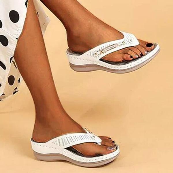 Sophia | Women's Stylish Orthopedic Flip-Flops for Ultimate Comfort-Metro Lane Plaza