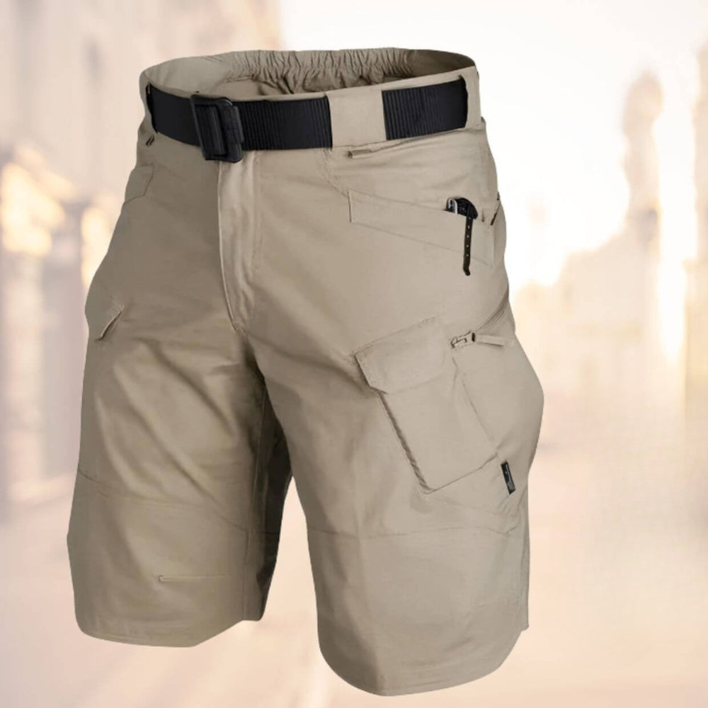 Otis | Men's Cargo Knee-Length Shorts with Belt-Metro Lane Plaza