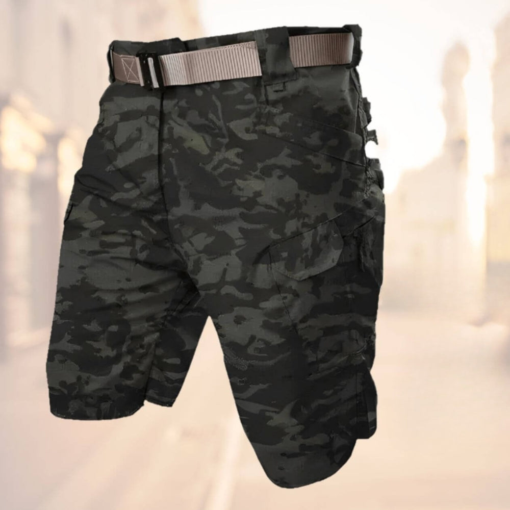 Otis | Men's Cargo Knee-Length Shorts with Belt-Metro Lane Plaza