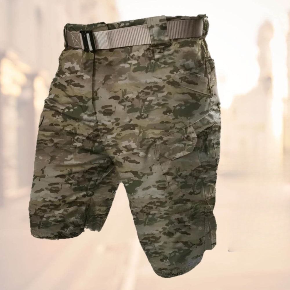 Otis | Men's Cargo Knee-Length Shorts with Belt-Metro Lane Plaza