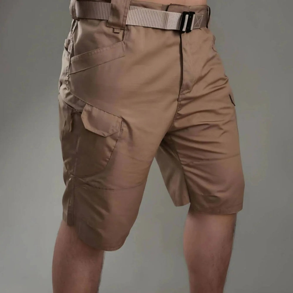 Otis | Men's Cargo Knee-Length Shorts with Belt-Metro Lane Plaza