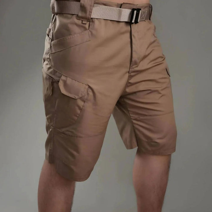 Otis | Men's Cargo Knee-Length Shorts with Belt-Metro Lane Plaza