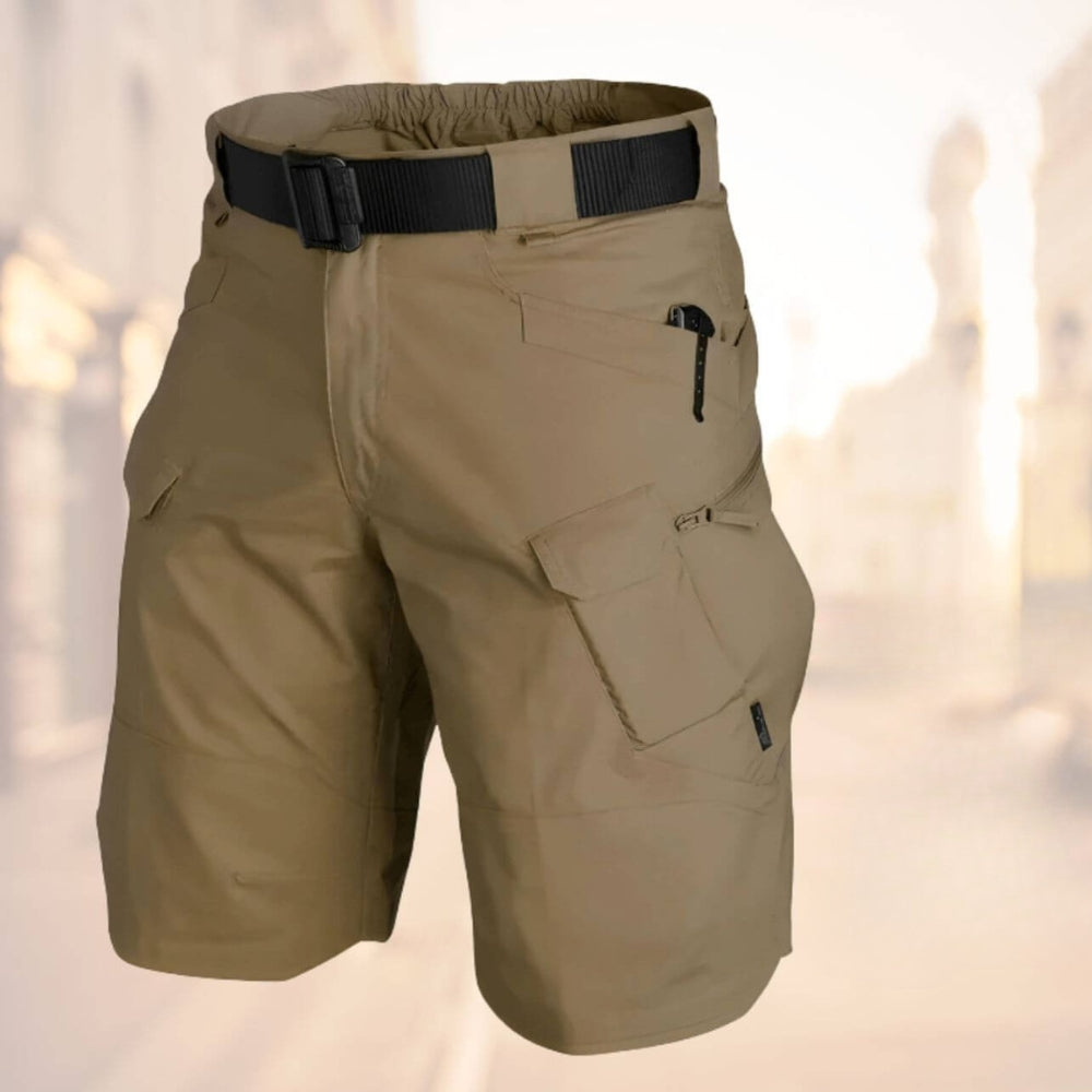 Otis | Men's Cargo Knee-Length Shorts with Belt-Metro Lane Plaza