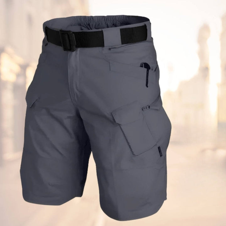 Otis | Men's Cargo Knee-Length Shorts with Belt-Metro Lane Plaza