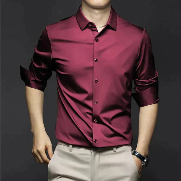 Stylish Wrinkle-Free Men's Shirt – Easy Care and Comfortable Wear-Metro Lane Plaza