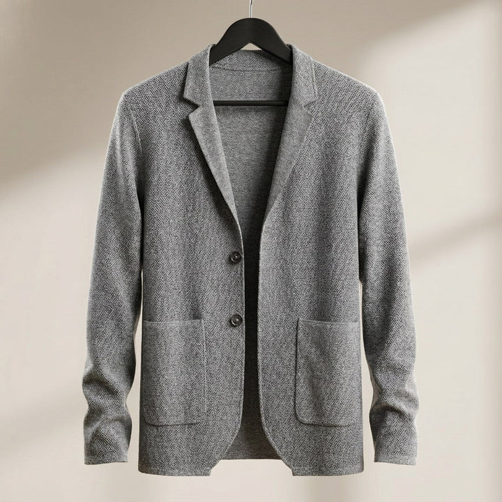 Men's Knit Two-Button Blazer