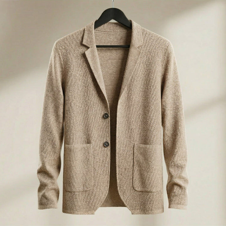 Men's Knit Two-Button Blazer