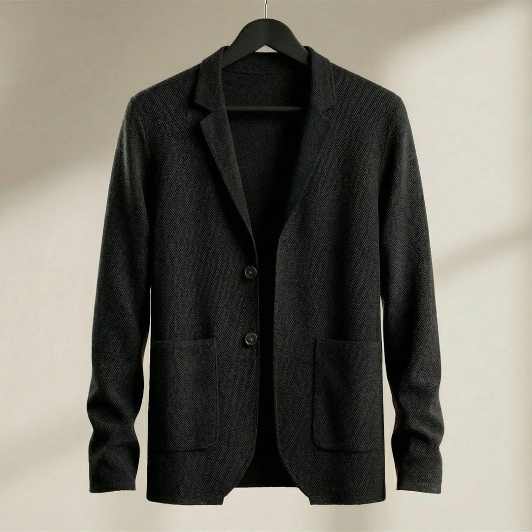 Men's Knit Two-Button Blazer