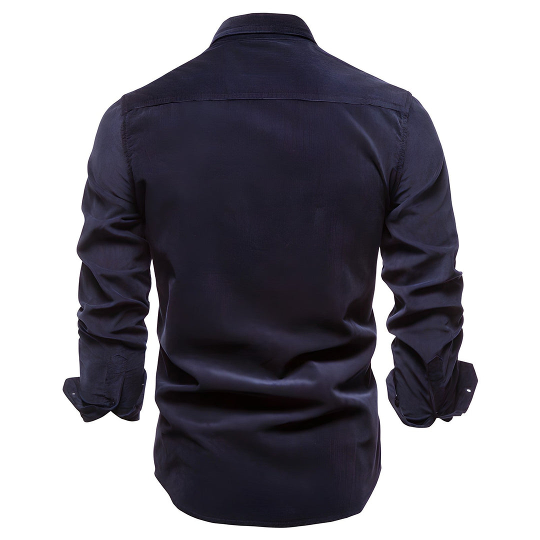 Men's Stylish Casual Button-Up Shirt-Metro Lane Plaza