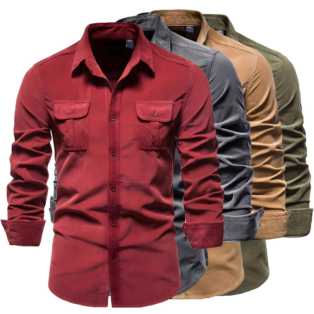 Men's Stylish Casual Button-Up Shirt-Metro Lane Plaza