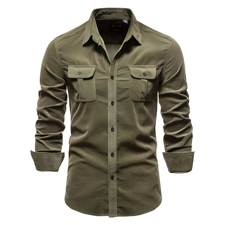 Men's Stylish Casual Button-Up Shirt-Metro Lane Plaza