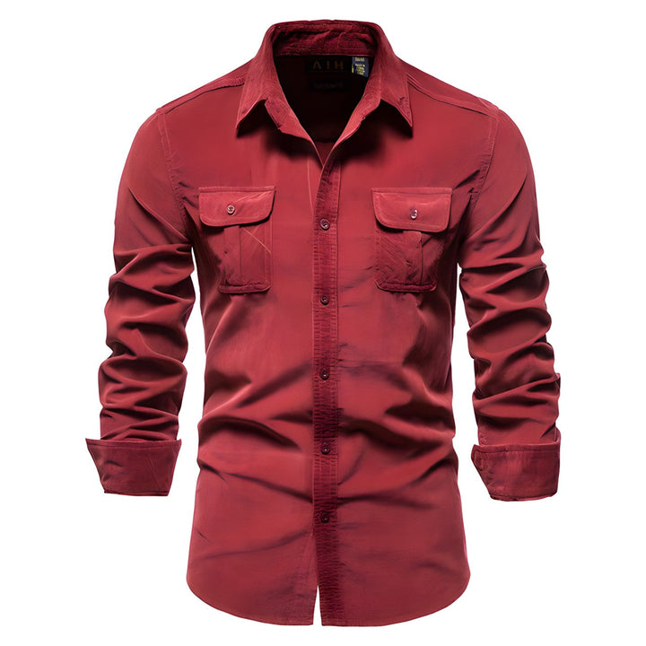 Men's Stylish Casual Button-Up Shirt-Metro Lane Plaza