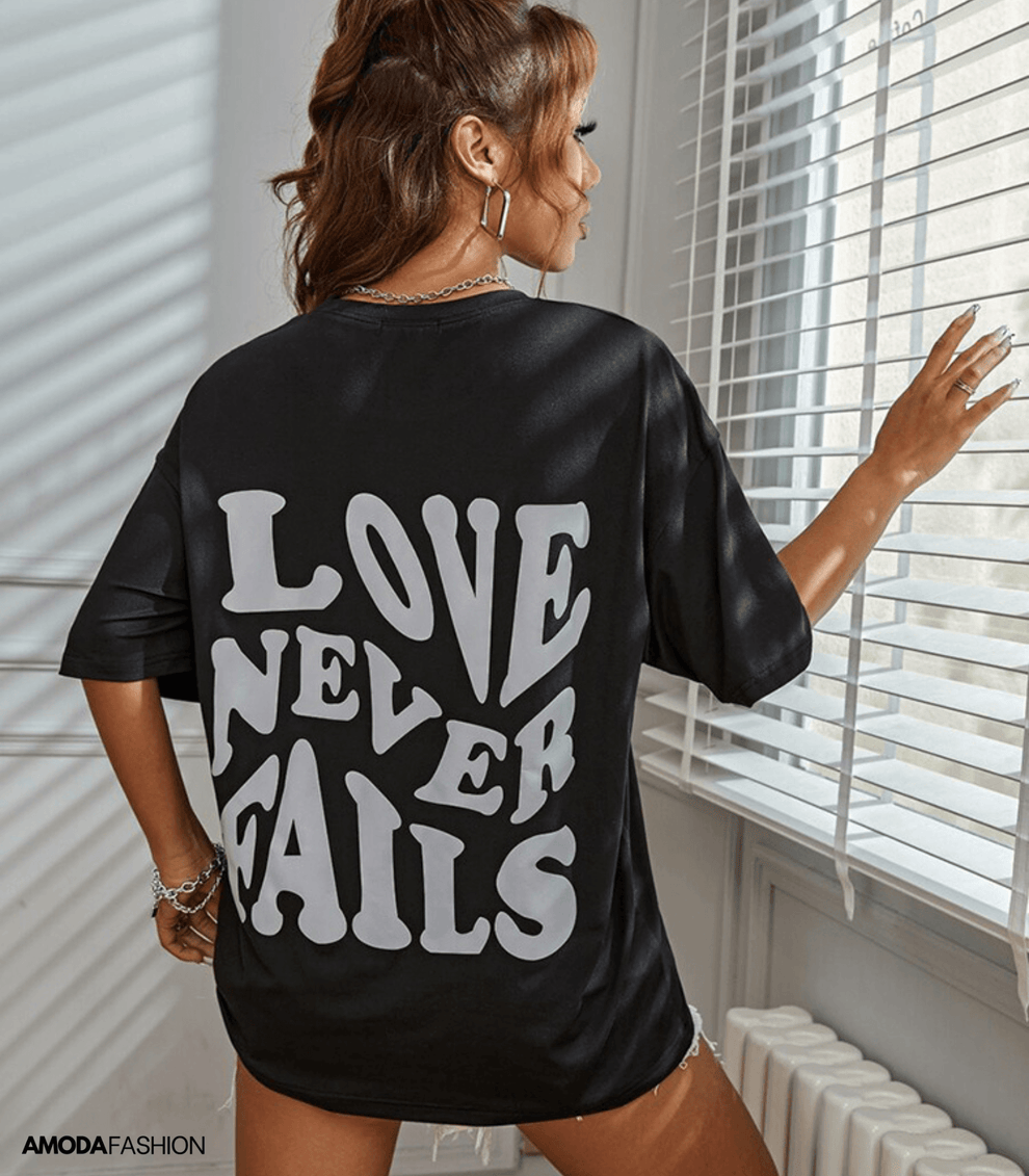 Emma | Women's Short Sleeve T-Shirt with Back Print-Metro Lane Plaza