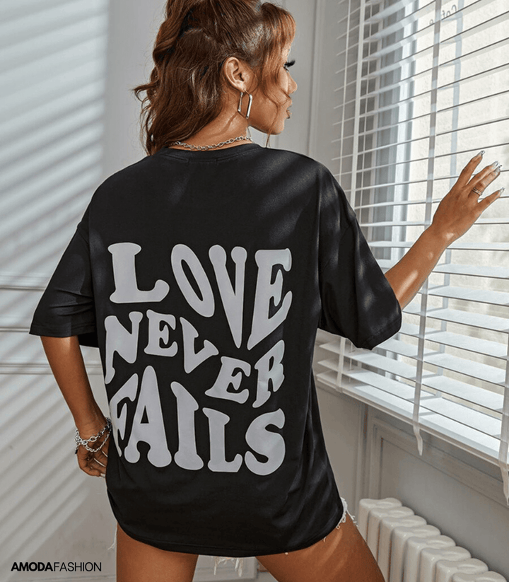 Emma | Women's Short Sleeve T-Shirt with Back Print-Metro Lane Plaza