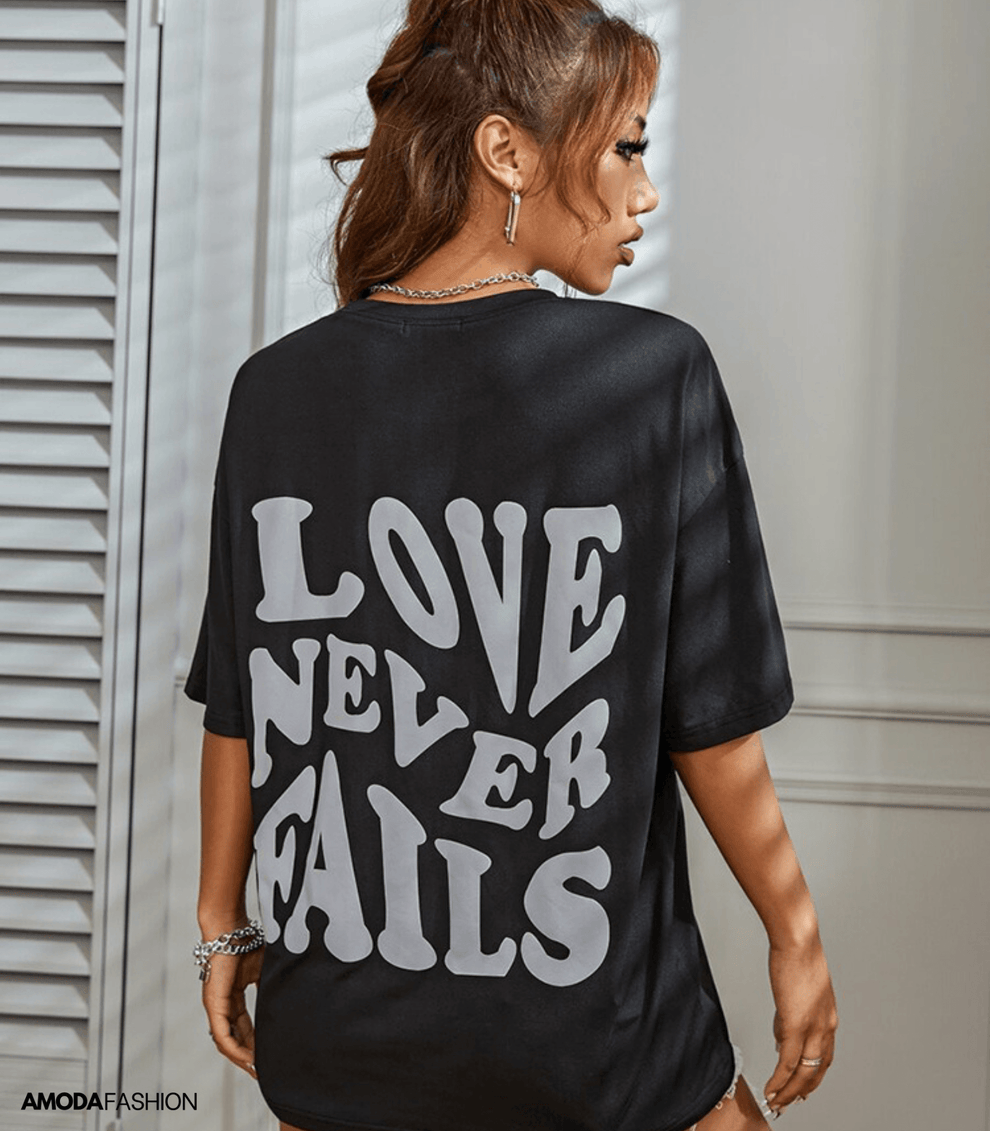 Emma | Women's Short Sleeve T-Shirt with Back Print-Metro Lane Plaza