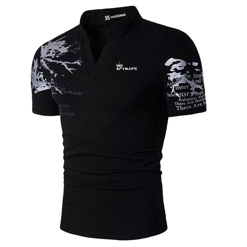 Patrick | Men's V-Neck Casual Polo Shirt