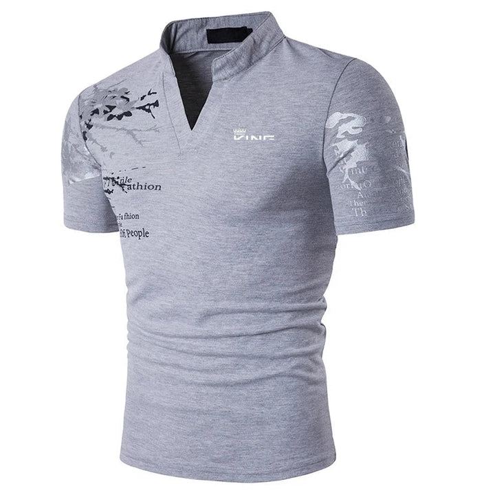 Patrick | Men's V-Neck Casual Polo Shirt