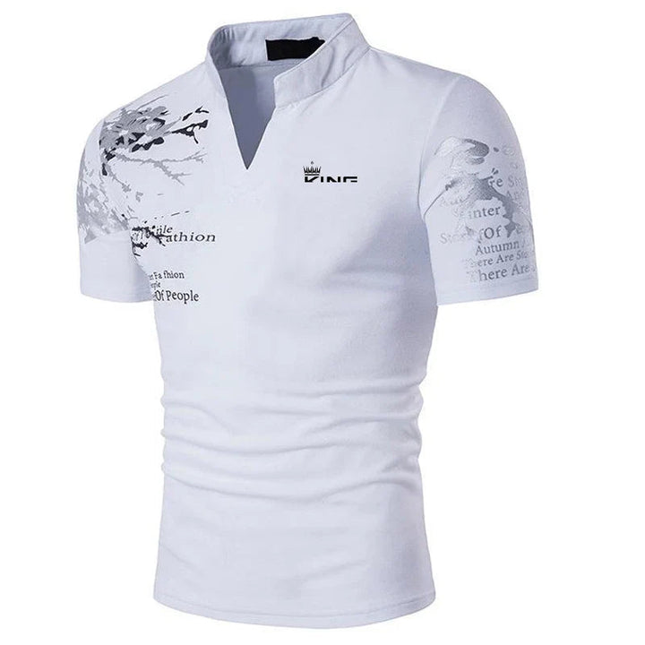 Patrick | Men's V-Neck Casual Polo Shirt