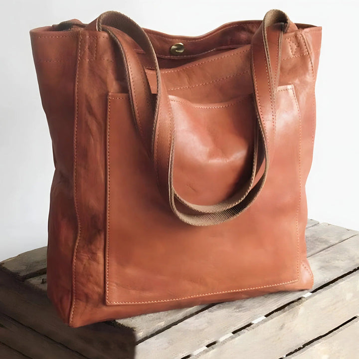 Piper | Women's Vintage Leather Handbag-Metro Lane Plaza