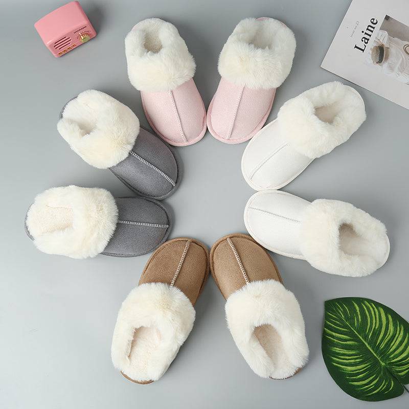 Amelia | Women's Cozy Fluffy Indoor Slippers-Metro Lane Plaza