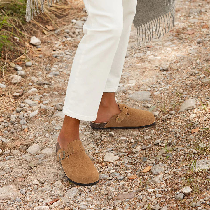 Precious | Women's Orthopedic Boston Clogs Slippers-Metro Lane Plaza