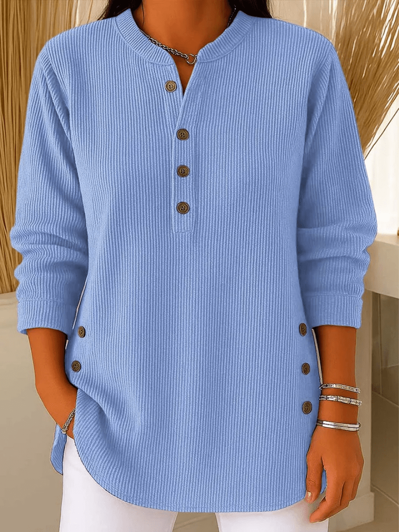 Damesweater med elegante sløjfedetaljer