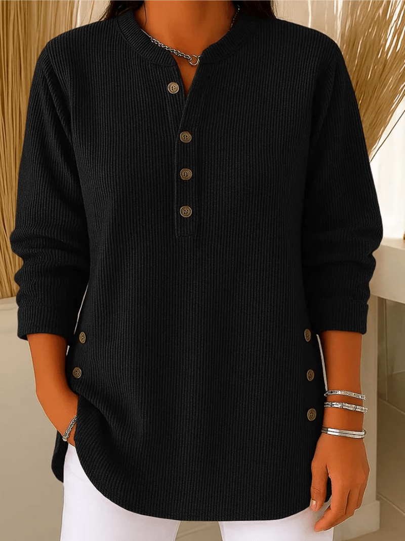 Damesweater med elegante sløjfedetaljer