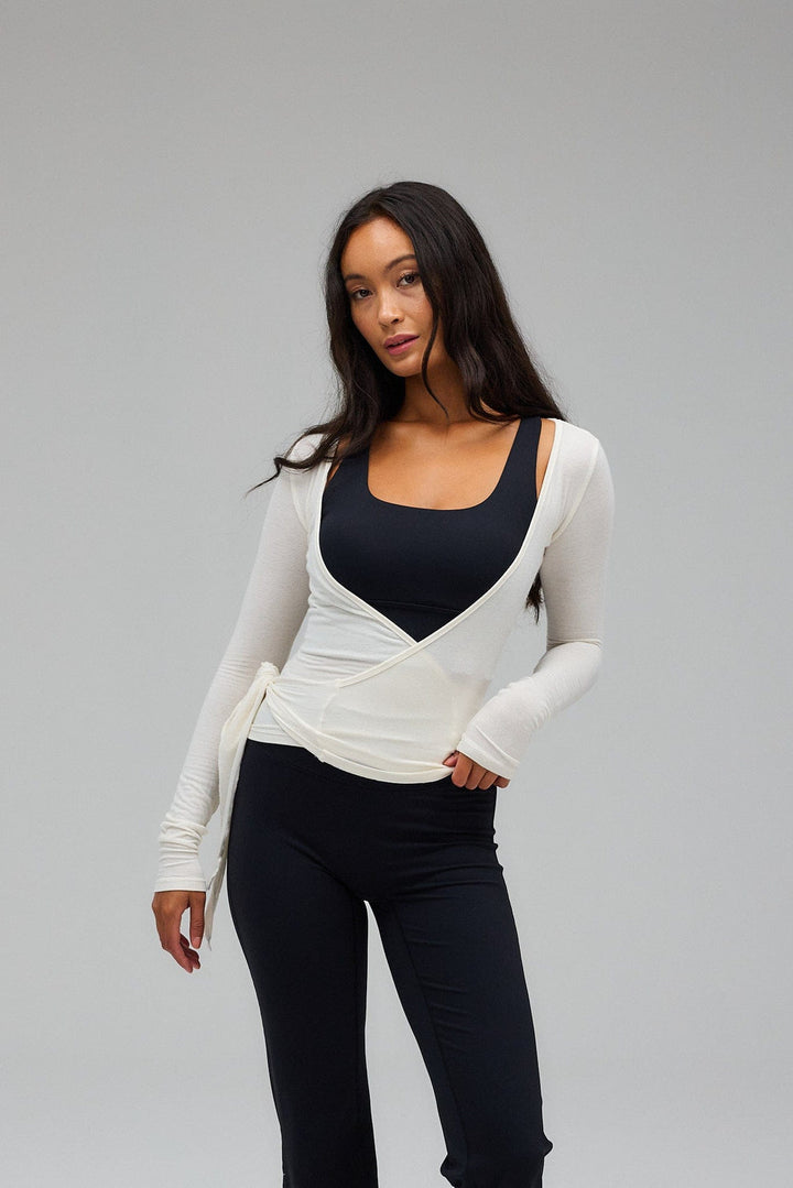 Sophia | Women's Body Sculpting Compression Vest in White-Metro Lane Plaza