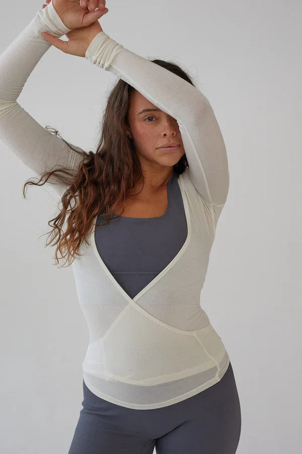 Sophia | Women's Body Sculpting Compression Vest in White-Metro Lane Plaza