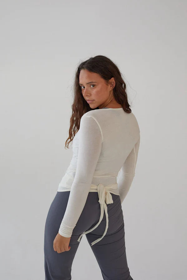 Sophia | Women's Body Sculpting Compression Vest in White-Metro Lane Plaza