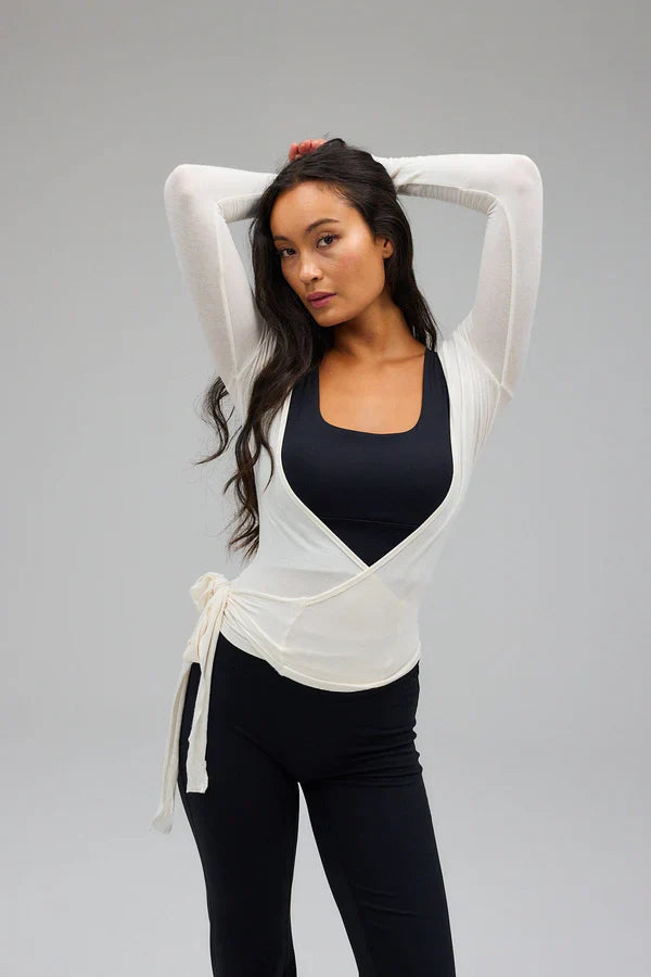 Sophia | Women's Body Sculpting Compression Vest in White-Metro Lane Plaza