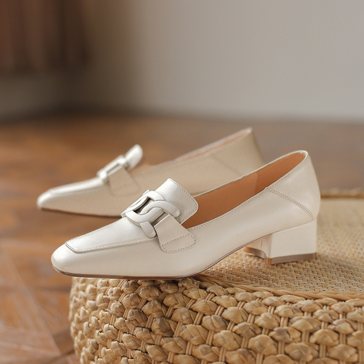 Quincy | Women's Orthopedic Leather Loafers-Metro Lane Plaza