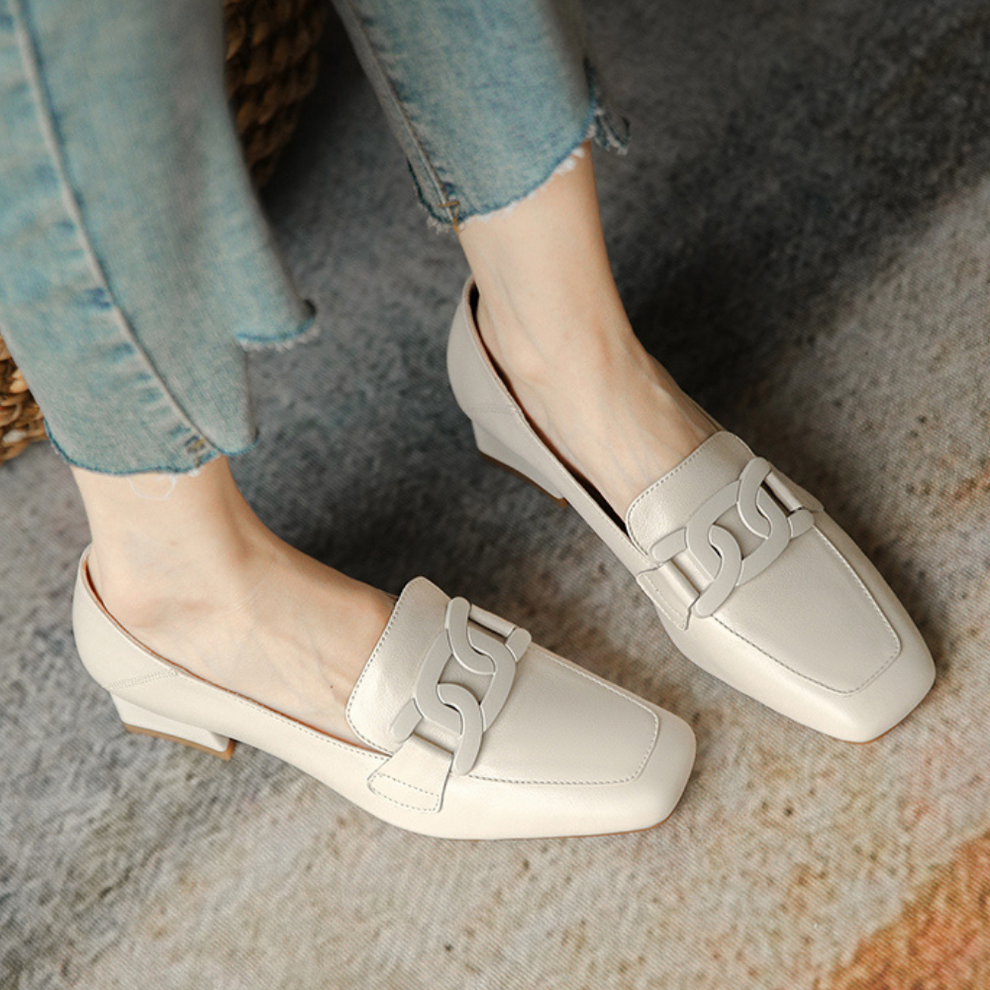 Quincy | Women's Orthopedic Leather Loafers-Metro Lane Plaza