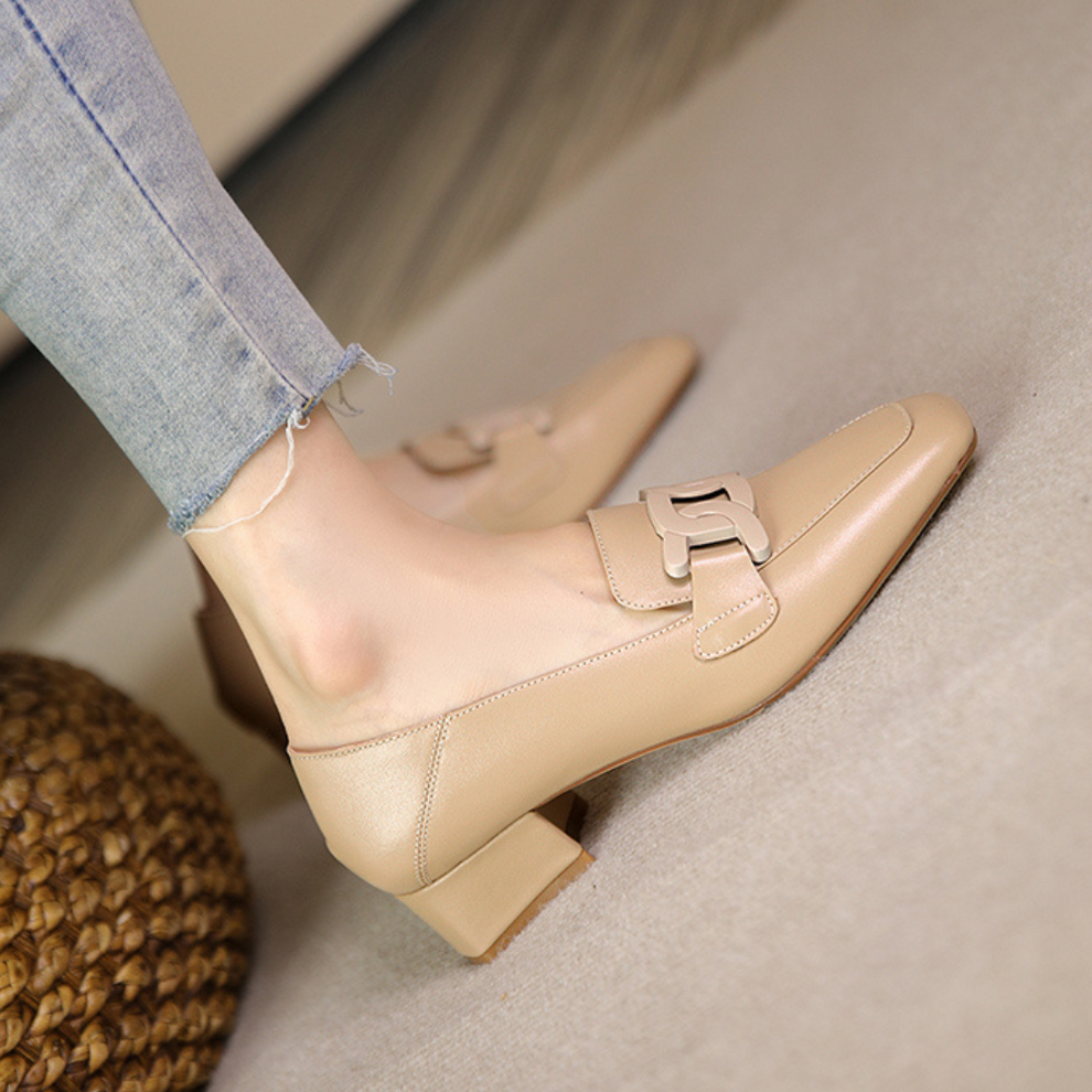 Quincy | Women's Orthopedic Leather Loafers-Metro Lane Plaza