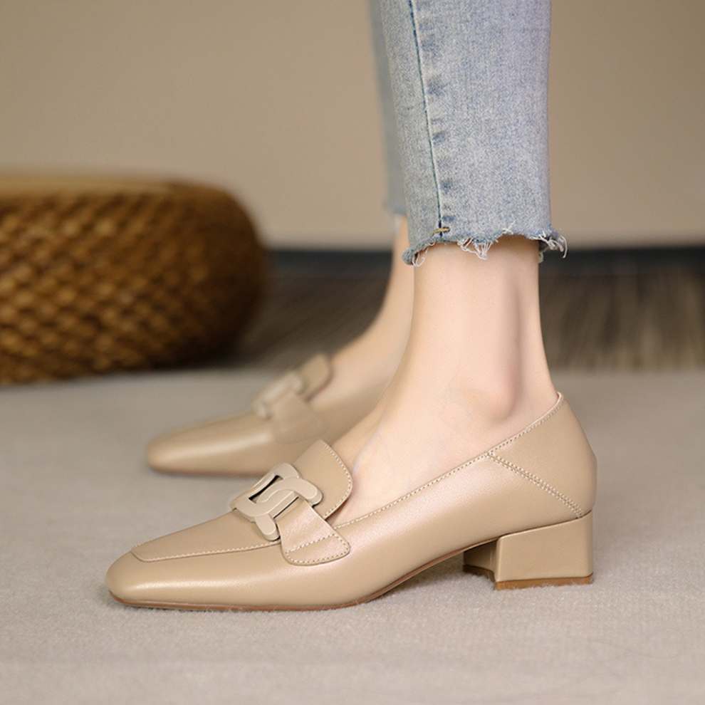Quincy | Women's Orthopedic Leather Loafers-Metro Lane Plaza