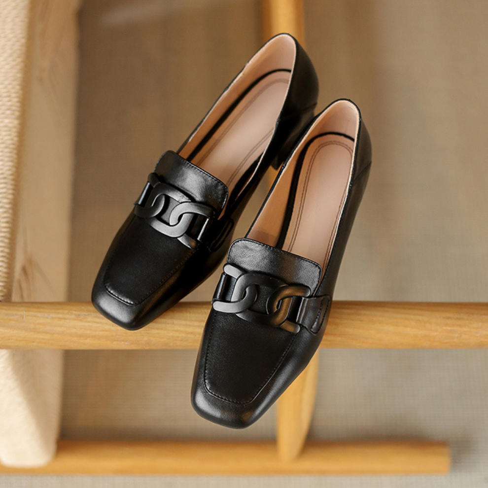 Quincy | Women's Orthopedic Leather Loafers-Metro Lane Plaza